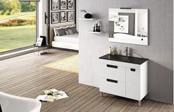 MUEBLE SENA 50X40 LAVABO ESPEJO Y APLIQUE
