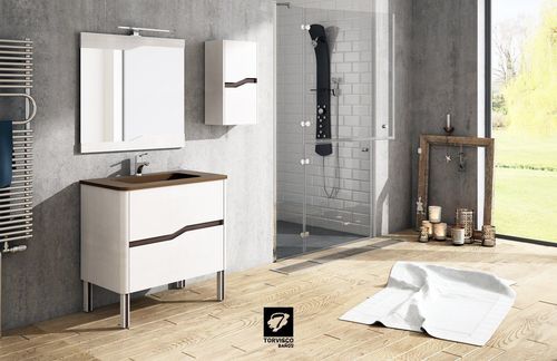 MUEBLE NATURA PERU 60X46 C/P. LAVABO Y ESPEJO PROMO