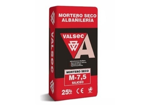 MORTERO SECO M 7,5 SILICEO